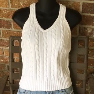 Knit halter sweater 107